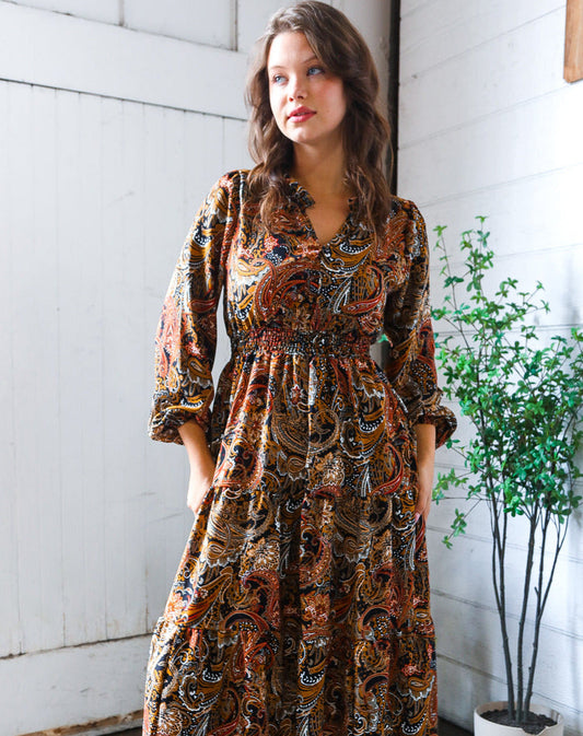 Golden Hour Glamorous Maxi Dress