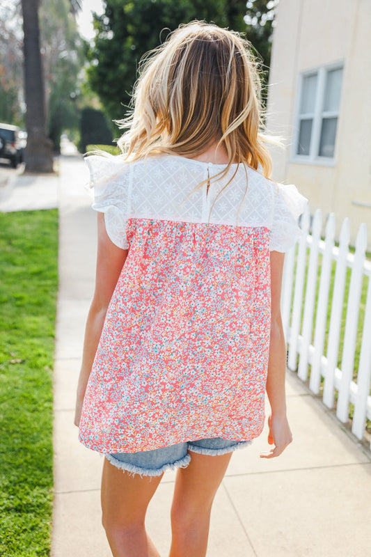 Alianna Floral Embroidered Top