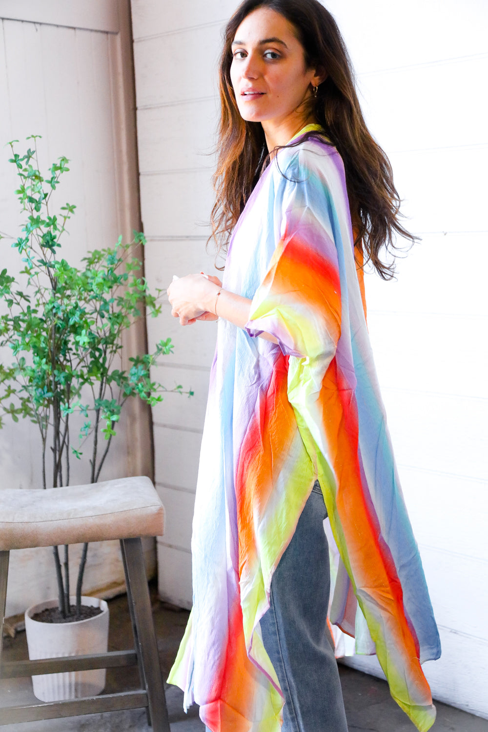 Caught in Technicolor Kimono