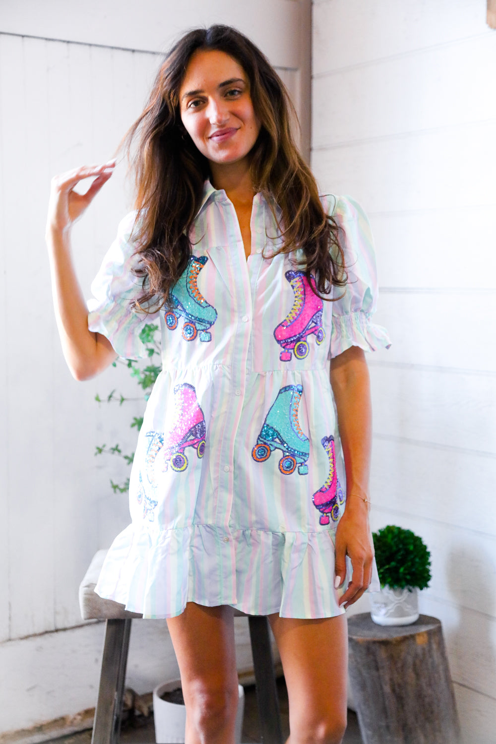 A Roller Daydream Tiered Dress