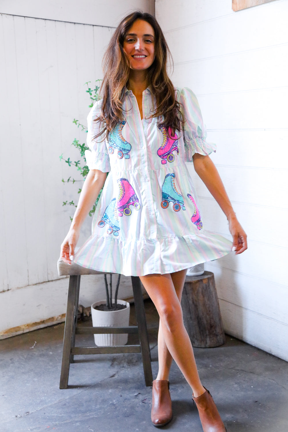 A Roller Daydream Tiered Dress