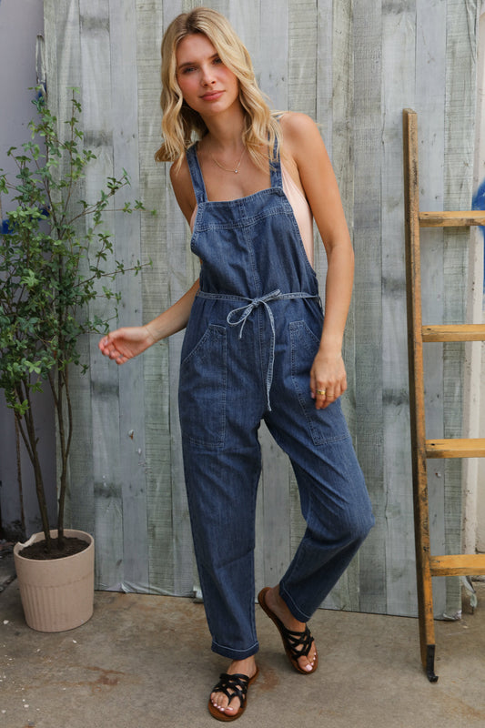 Weekend Ready Denim Overall Jumper