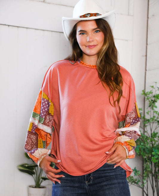 Wanderlust Patchwork Top