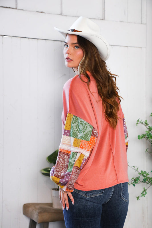 Wanderlust Patchwork Top