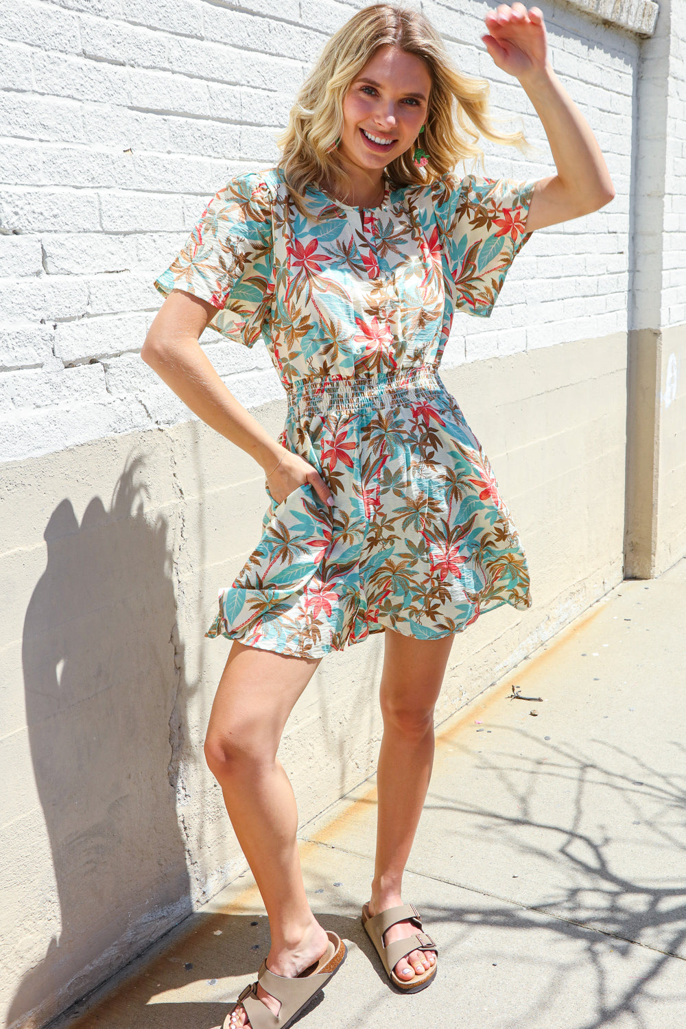 Get Whimsical Tropical Romper