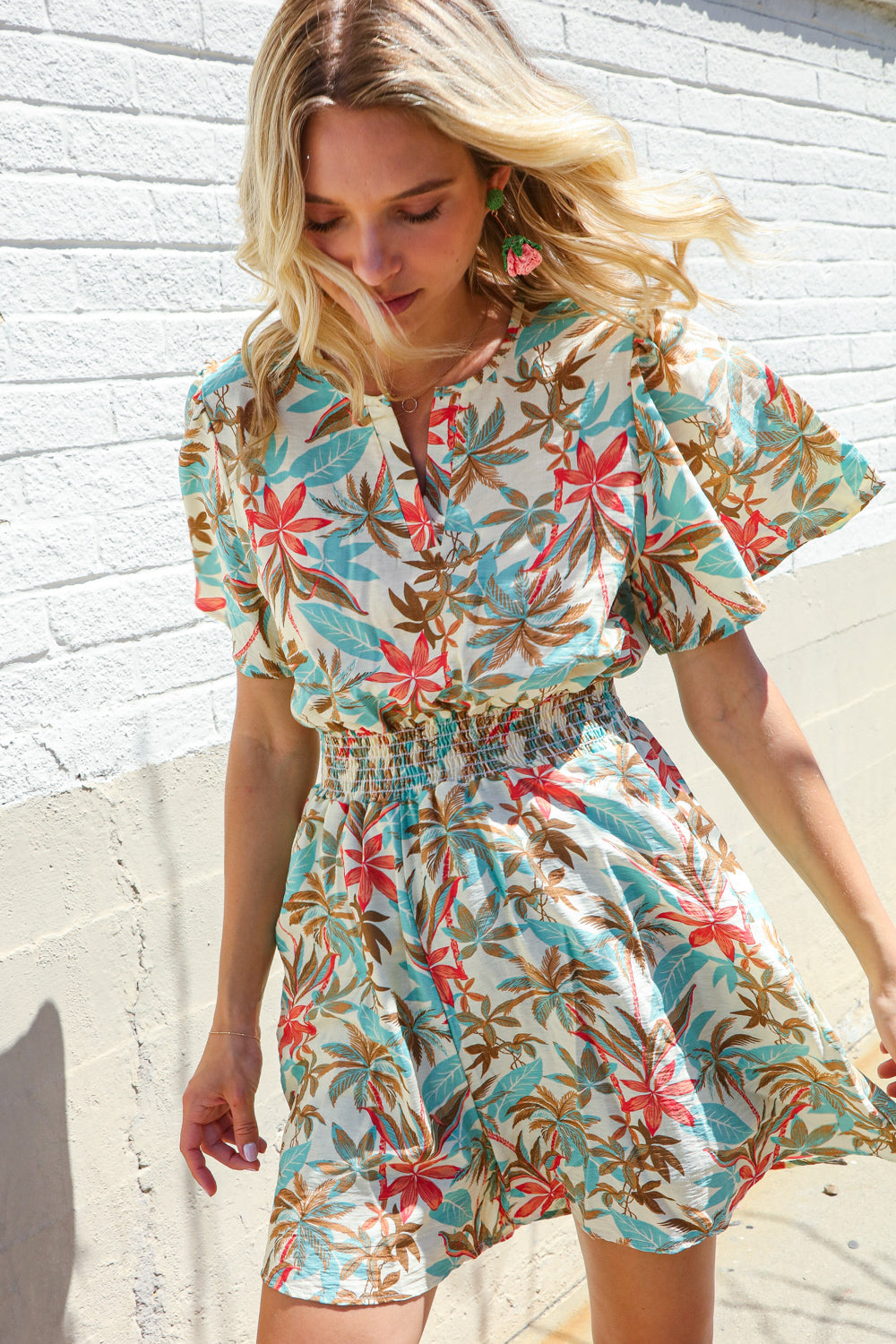 Get Whimsical Tropical Romper