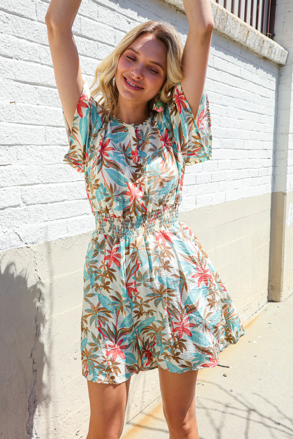 Get Whimsical Tropical Romper