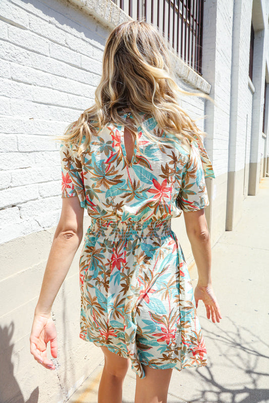Get Whimsical Tropical Romper