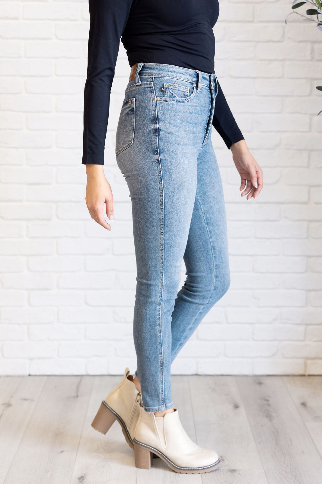 Justine High-Rise Control Top Skinny Jeans | Judy Blue