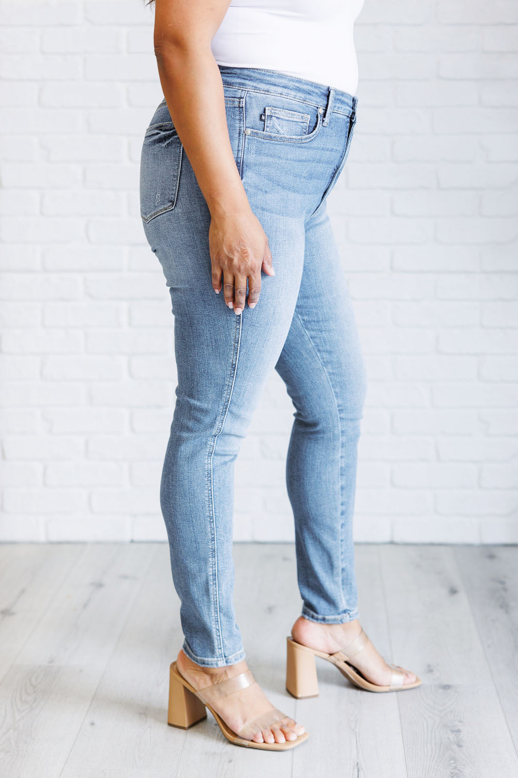Justine High-Rise Control Top Skinny Jeans | Judy Blue