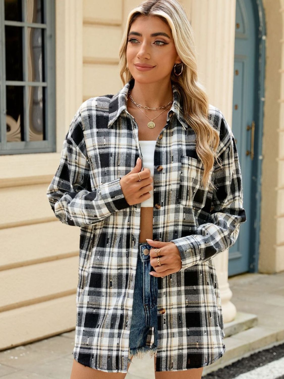 Tallulah Plaid Top | Multiple Colors