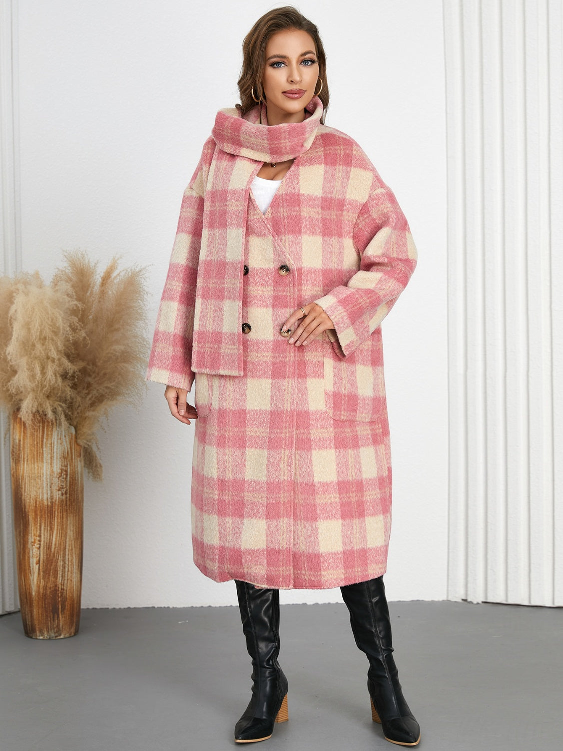 Angela Plaid Coat | Multiple Colors