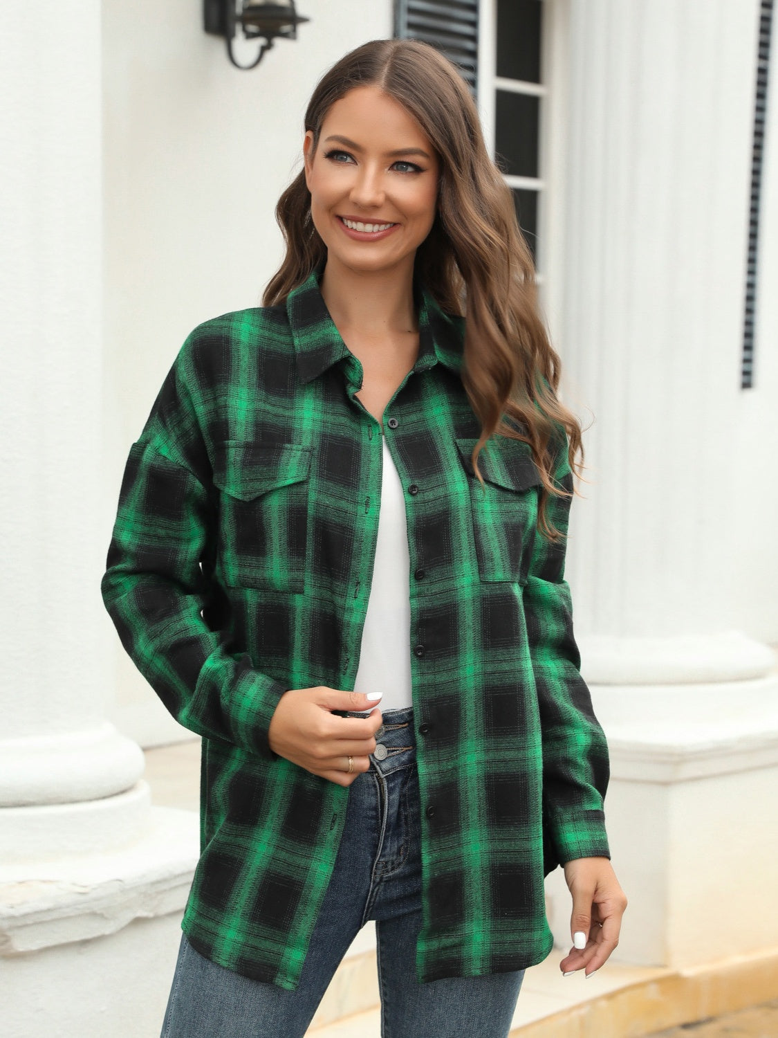 Catalina Plaid Pocketed Top | Multiple Colors