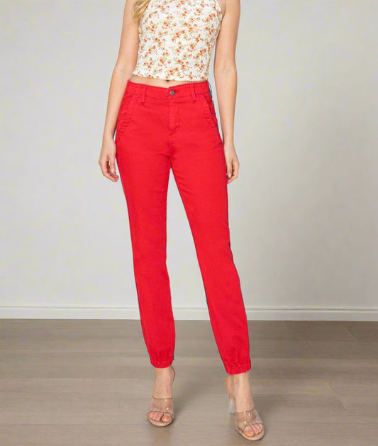 Lea High-Waisted Jogger Jeans | Risen