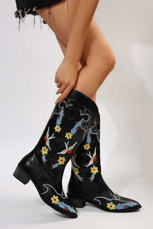 Layne Embroidered Boots