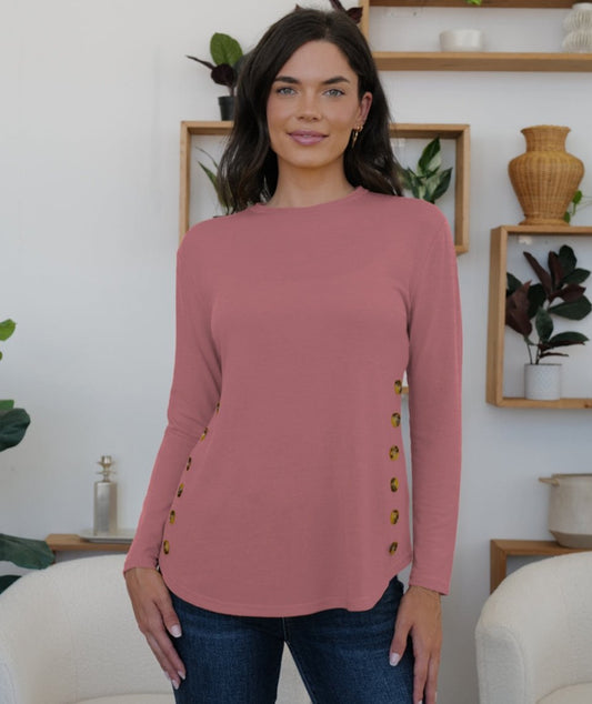 Ensley Long Sleeve Top | Multiple Colors