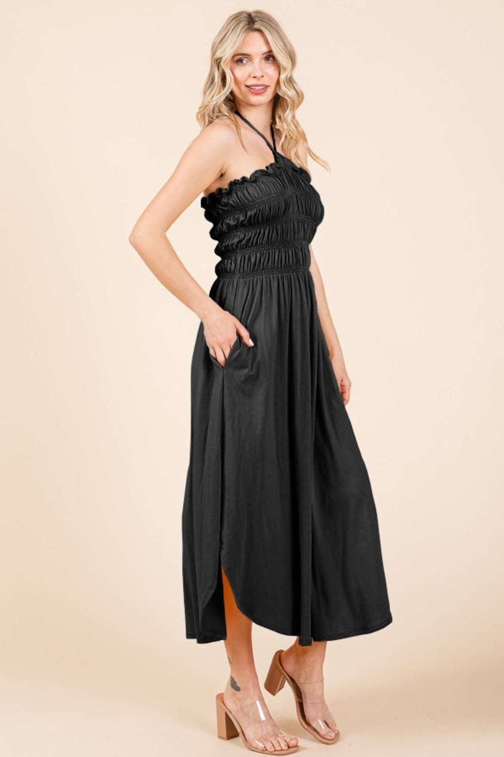 Penelope Shirring Dress