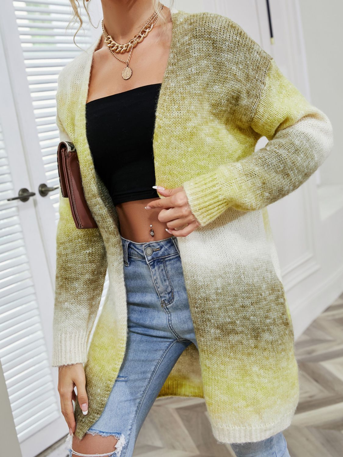 Norah Open Front Gradient Cardigan | Multiple Colors