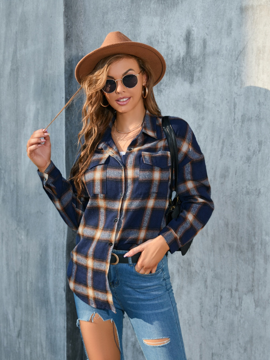 Catalina Plaid Pocketed Top | Multiple Colors