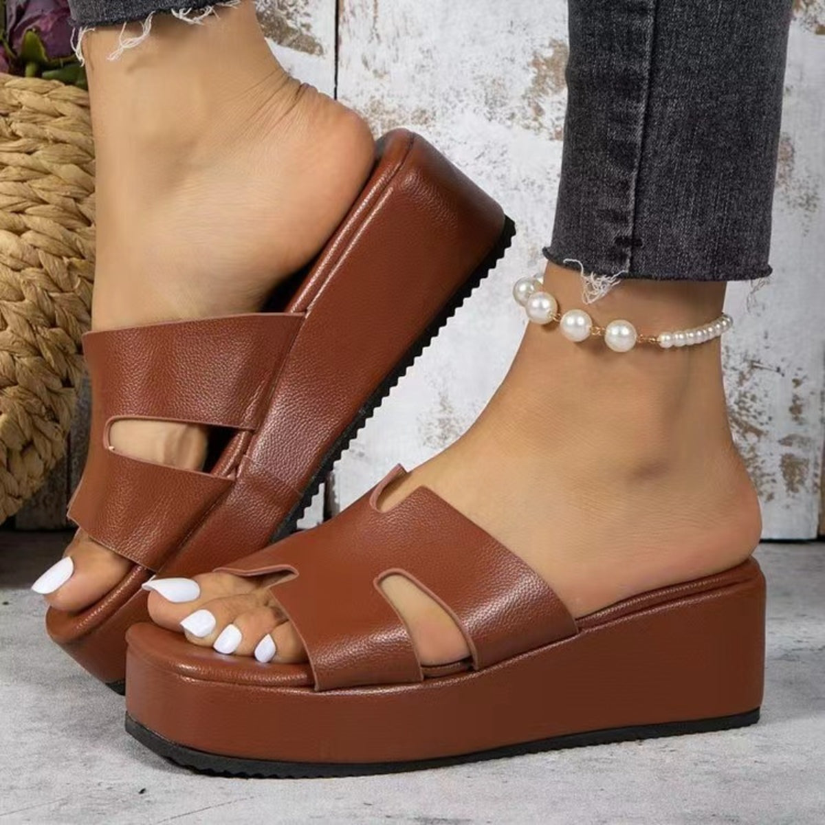 Polly Wedge Sandals | Multiple Colors