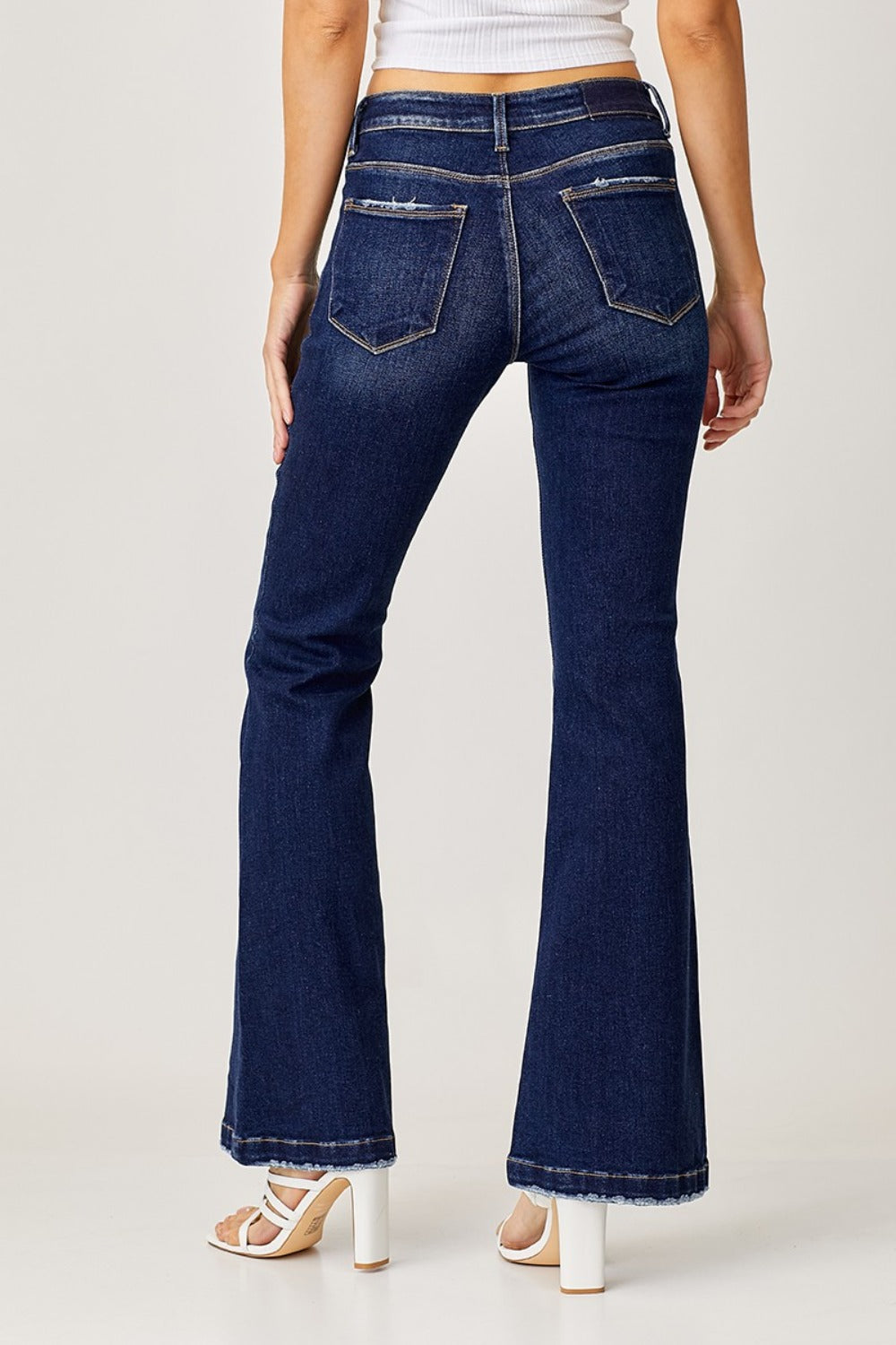 Linda Low-Rise Flare Jeans | Risen