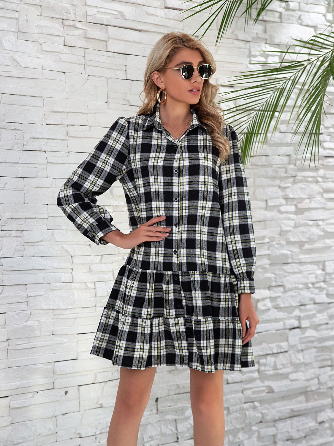 Kimber Plaid Shirt Dress | Multiple Colors