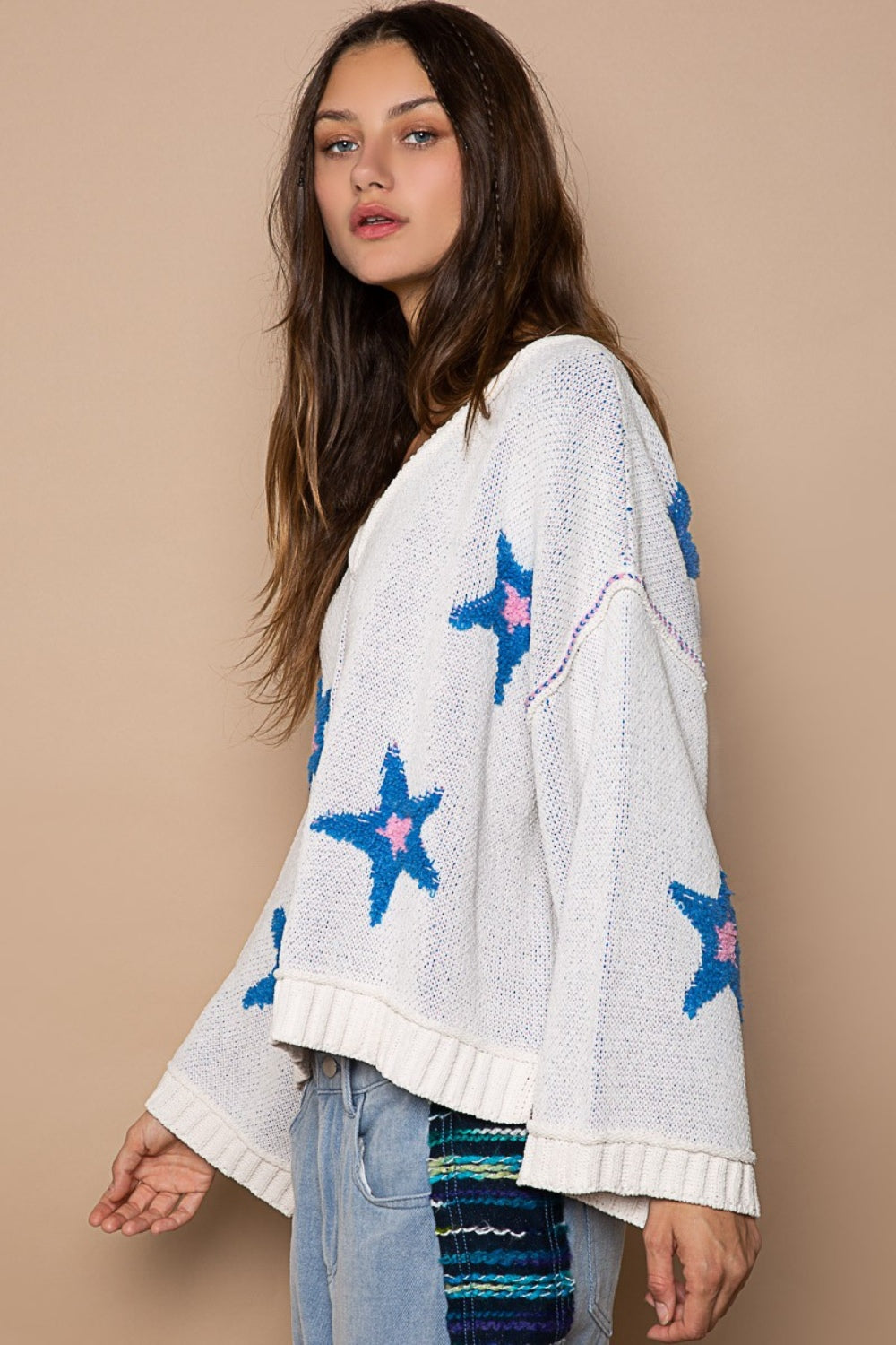 Lilia Star Patch Sweater