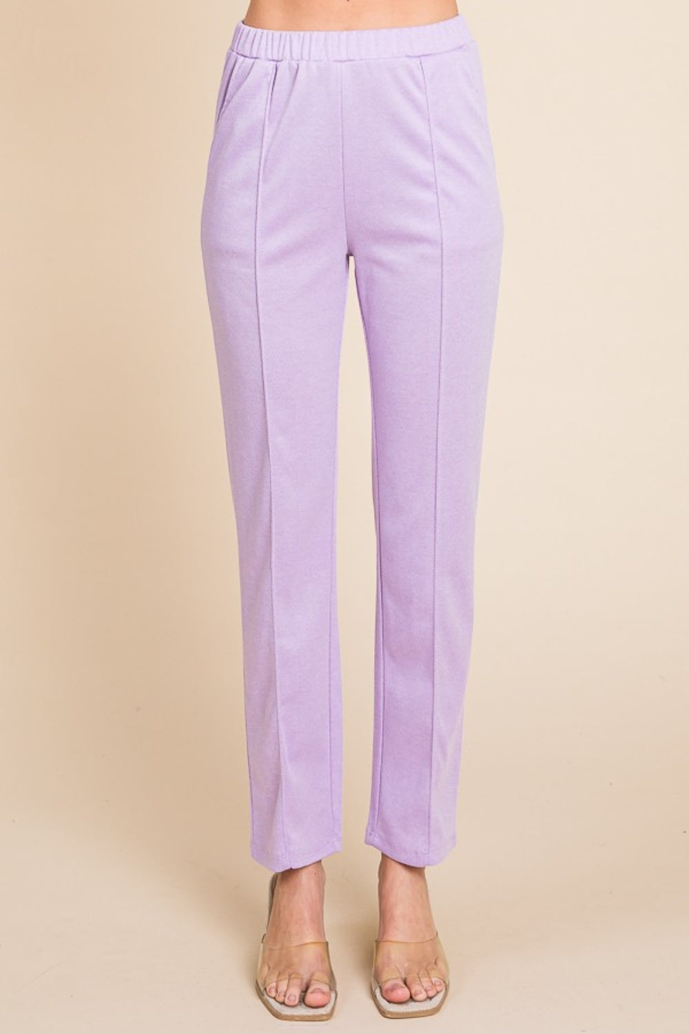 Kylee Pin-Tuck Slim Pants