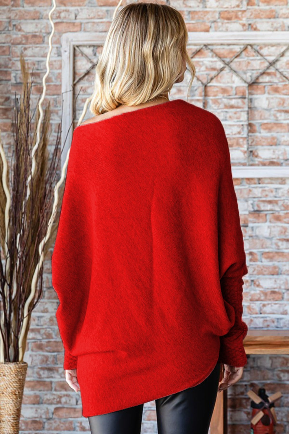 Keyla Asymmetrical Dolman Sweater