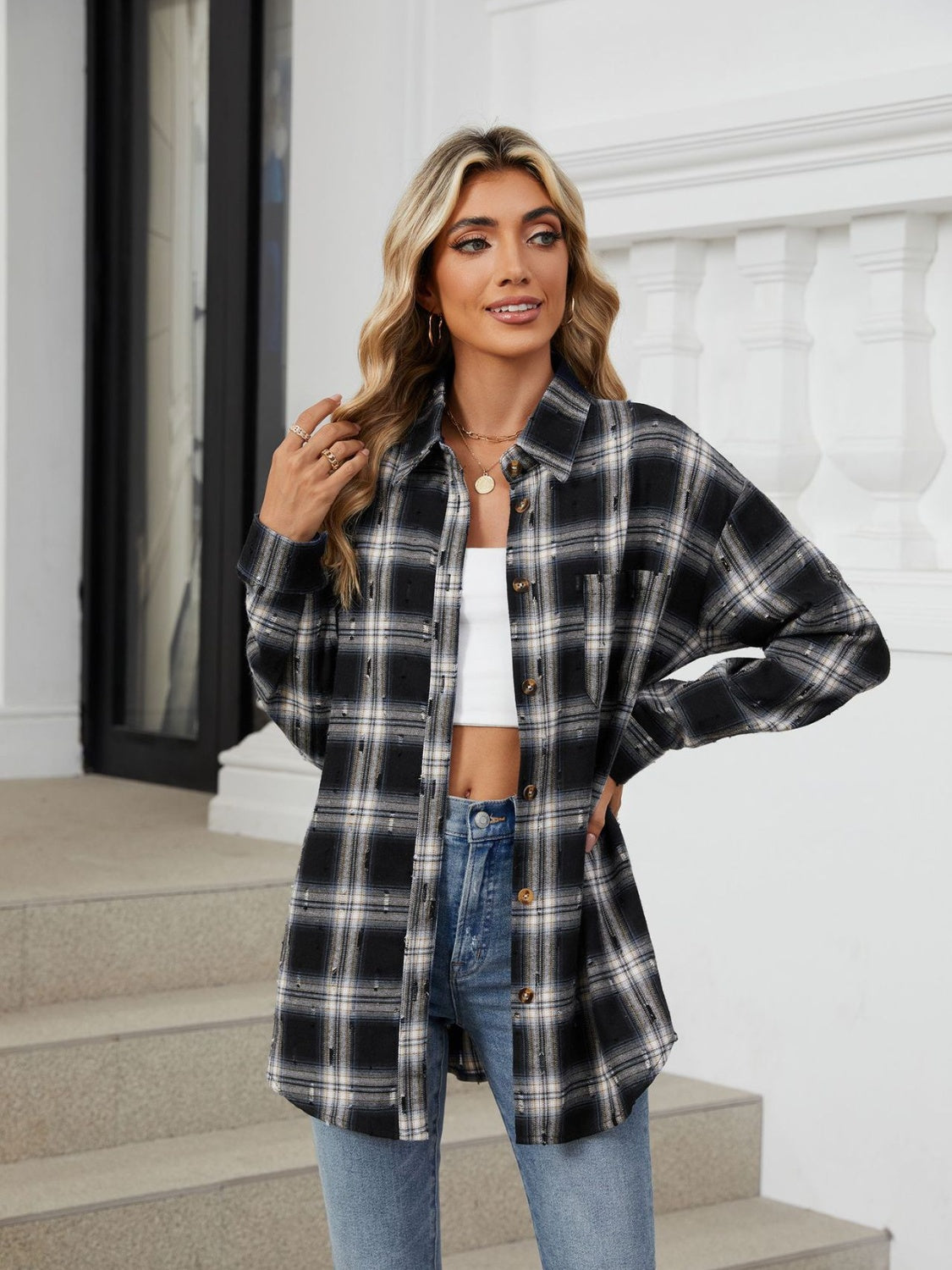 Tallulah Plaid Top | Multiple Colors