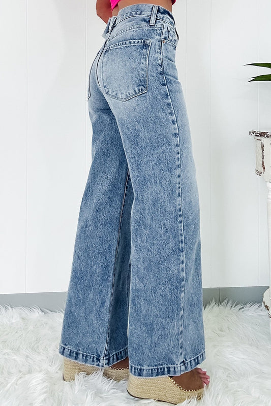 Zaria High-Waist Wide Leg Jeans