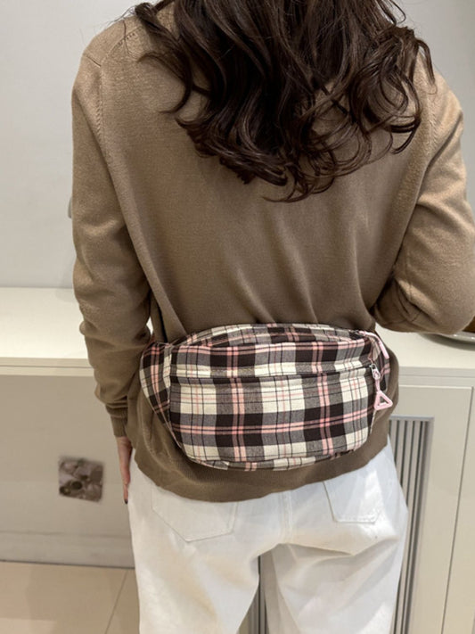 Angelina Plaid Crossbody Bag | Multiple Colors