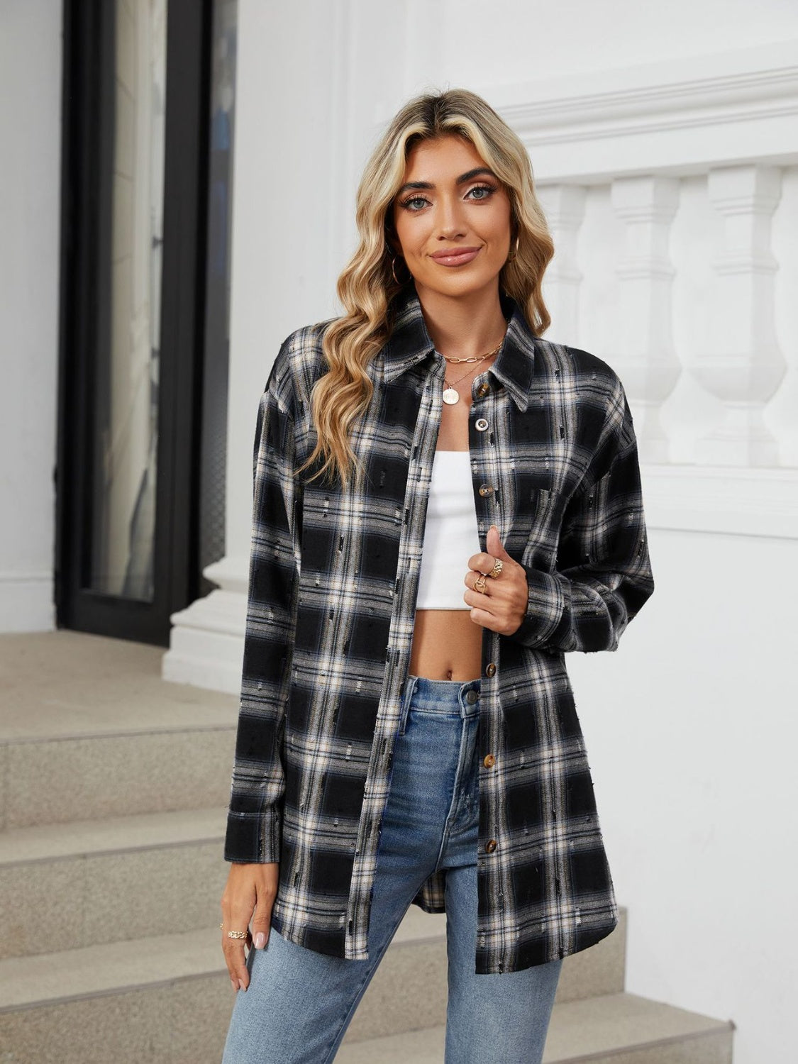 Tallulah Plaid Top | Multiple Colors