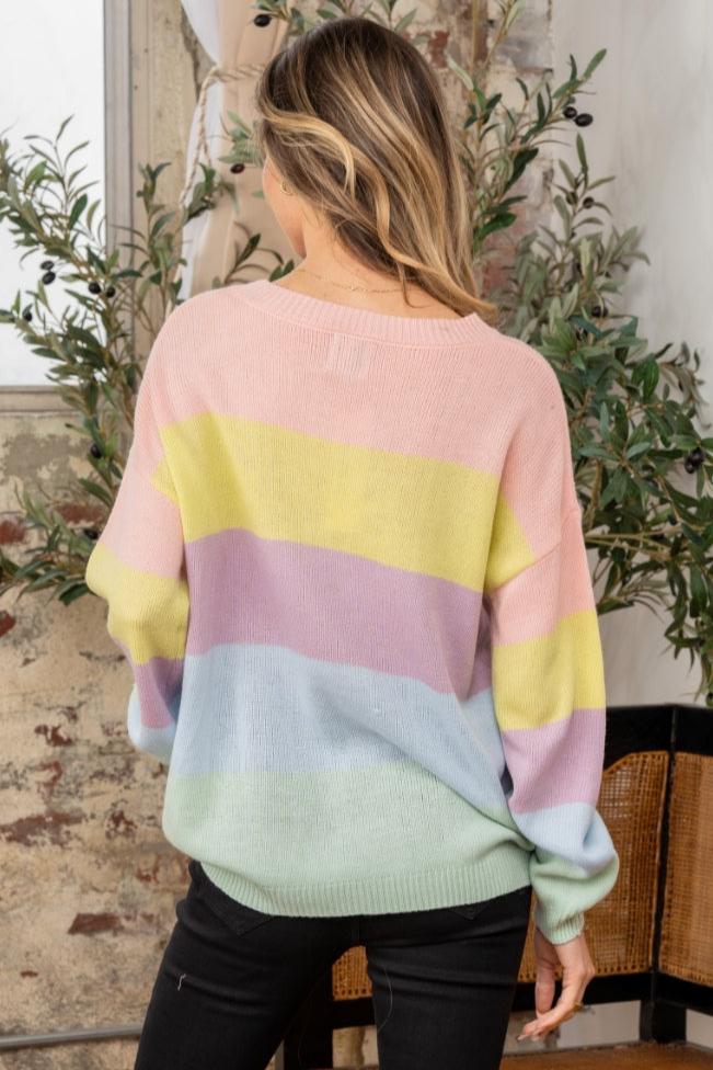 Hadlee Color Block Sweater