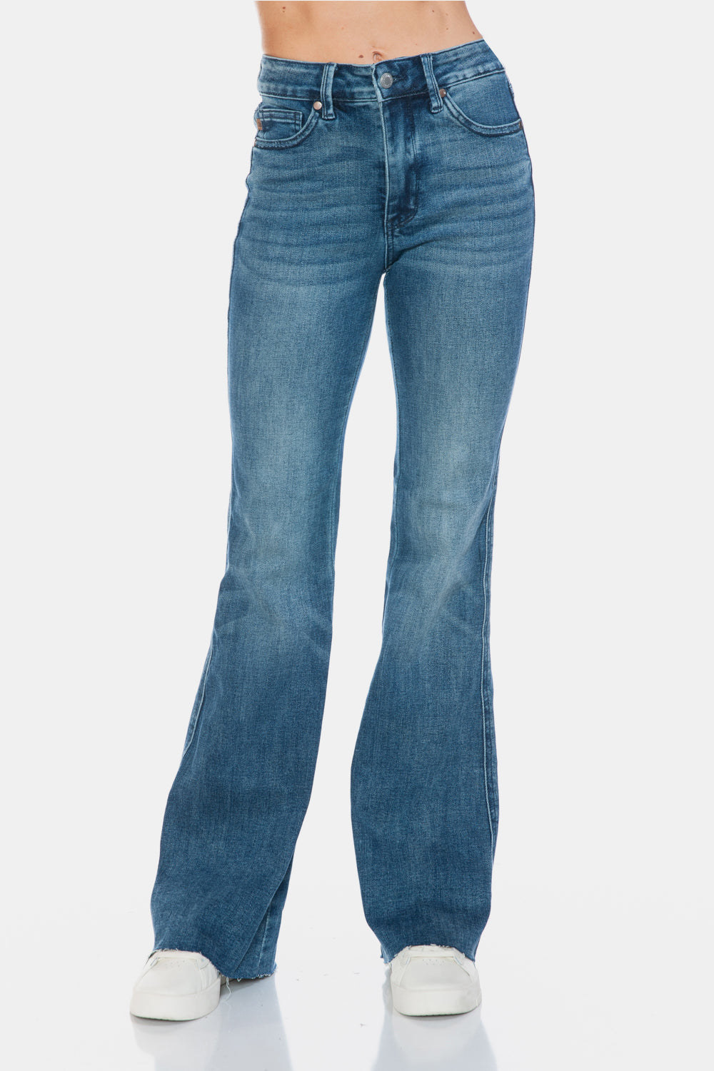 Zoey Tummy Control Flare Jeans | Judy Blue