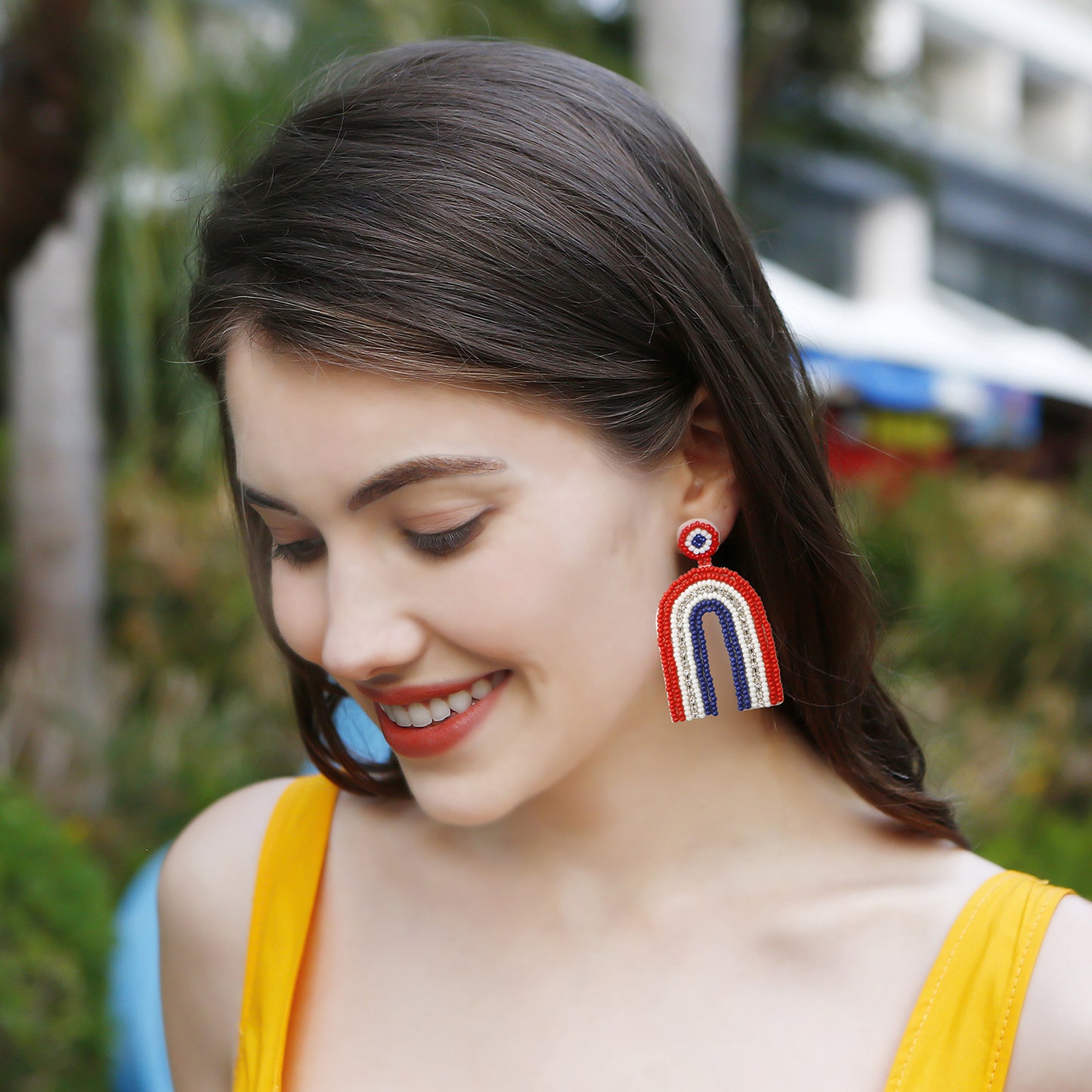 Beaded Dangle Earrings