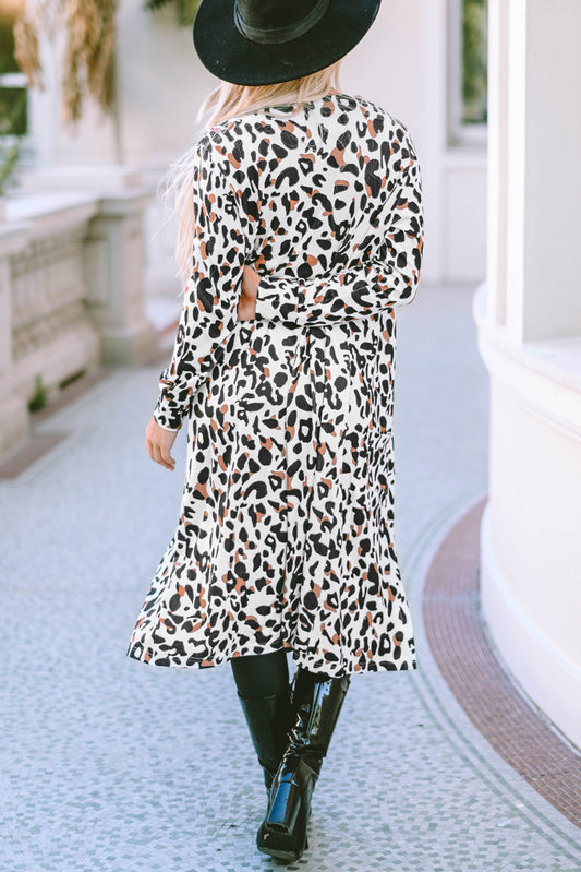 Leopard Lightweight Cardigan