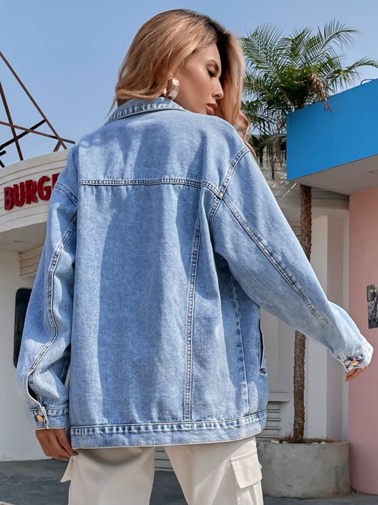 Mya Distressed Denim Jacket