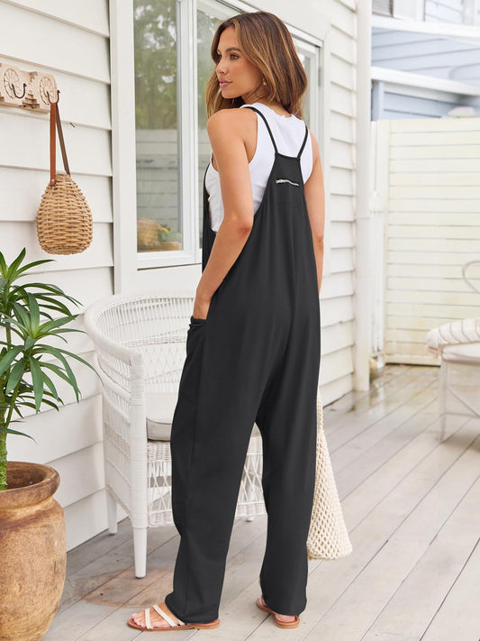 Aileen V-Neck Jumpsuit | Multiple Colors