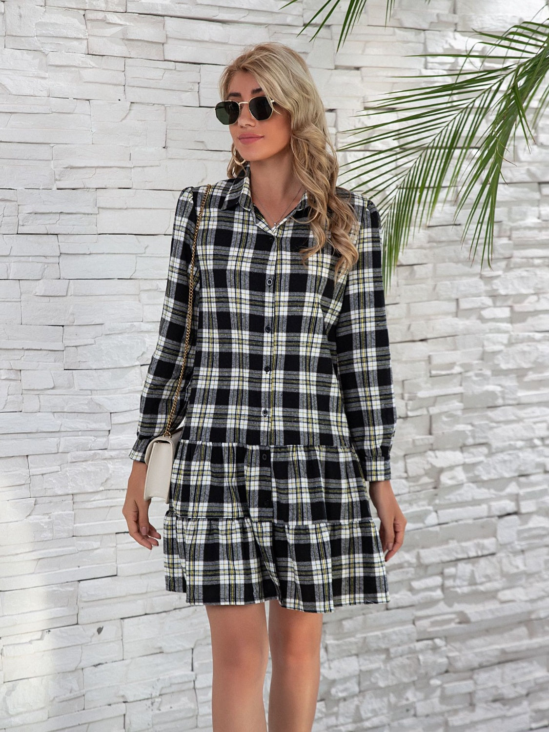 Kimber Plaid Shirt Dress | Multiple Colors