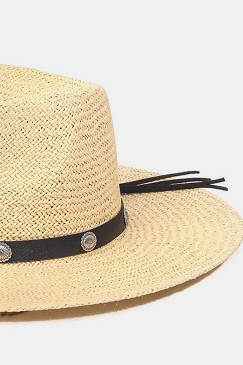 Bridget Strapped Straw Hat