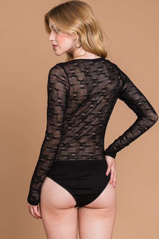 Mesh Perspective Bodysuit