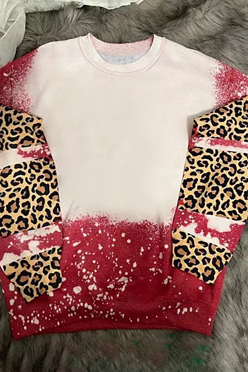 Leopard Bleached Top