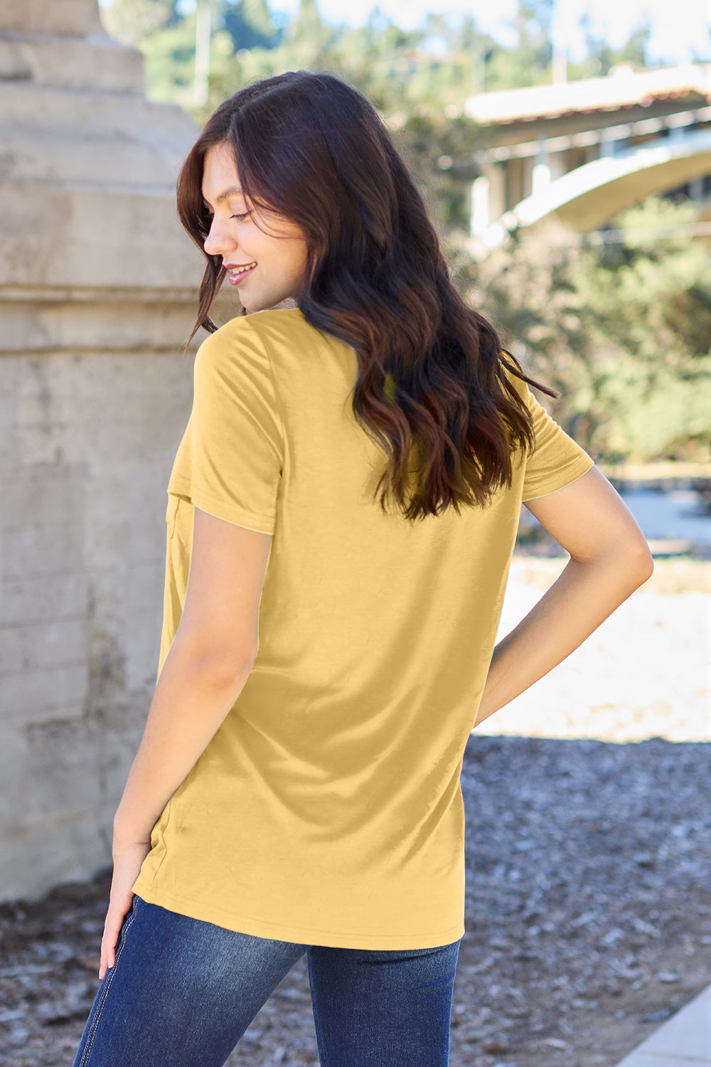 Bamboo V-Neck Top | Multiple Colors