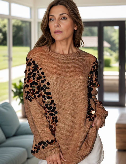 Valerie Sequin Sweater | Multiple Colors