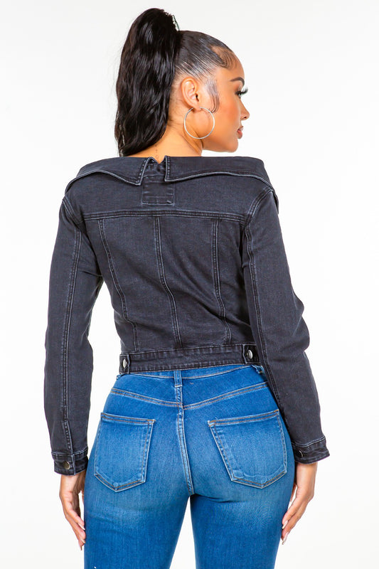 Esperanza Off-Shoulder Denim Top