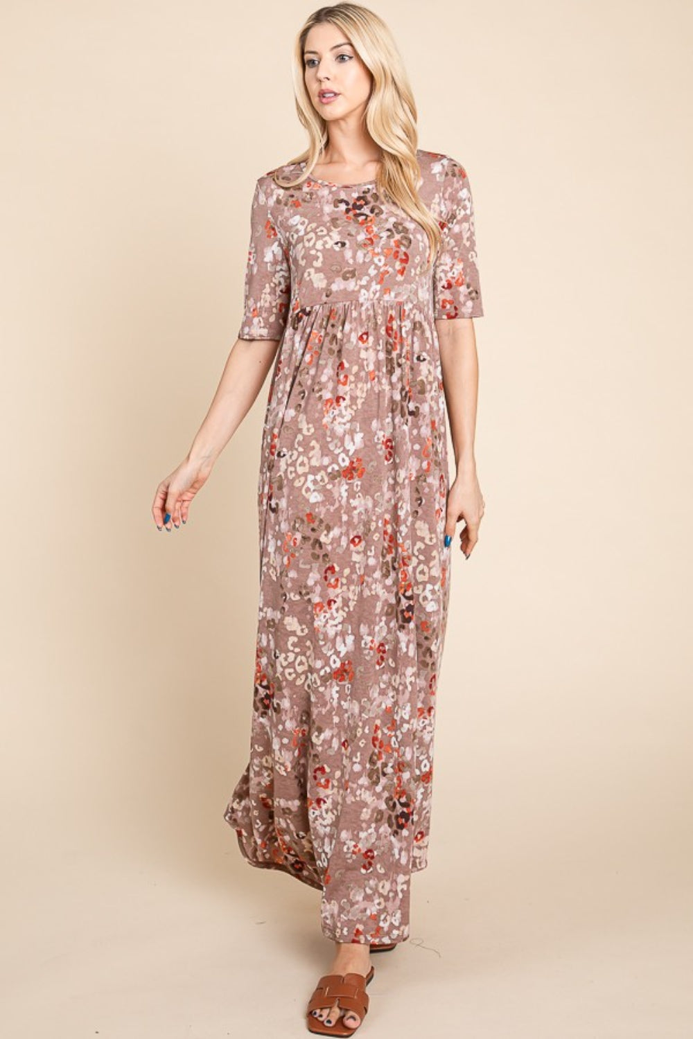 Phoenix Shirred Maxi Dress