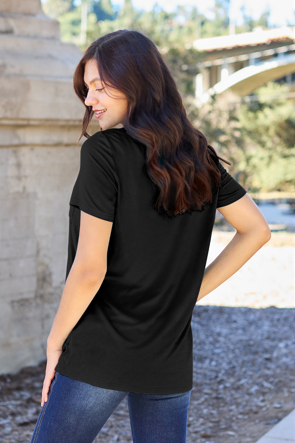 Bamboo V-Neck Top | Multiple Colors