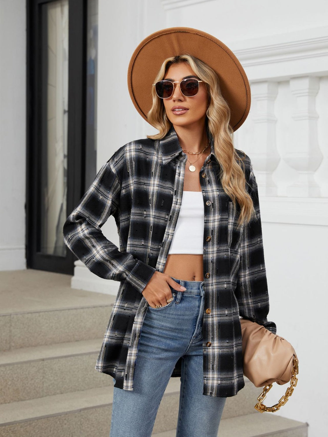 Tallulah Plaid Top | Multiple Colors