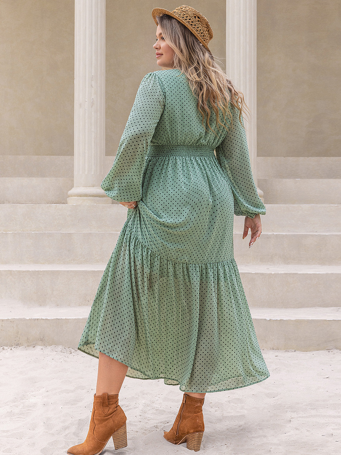 Skyla Tassel Midi Dress | Curvy